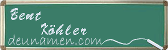 Bent Köhler Visitenkarte